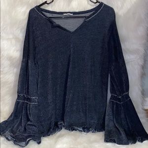 Long sleeve over sized top